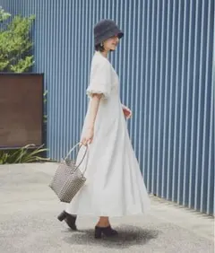 N. (N.Natural Beauty Basic) バックシャンワンピース