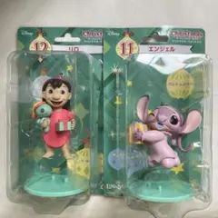 2020ディズニーハッピーくじクリスマスオーナメントくじリロ &エンジェル箱無し