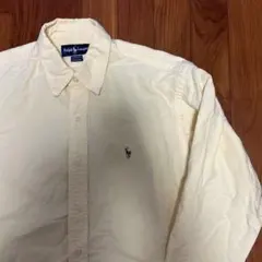 【Ralph Lauren】イエロー長袖シャツ 15-32サイズ