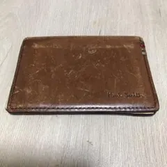 Paul Smith パスケース ブラウンレザー