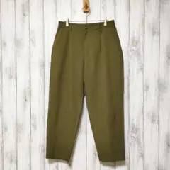 GU ジーユー (M)　ドライワイドテーパードイージーアンクルパンツ　メンズ