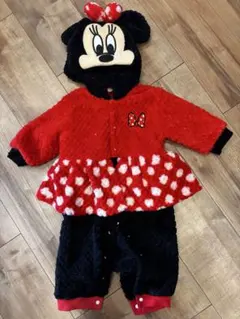 ミニーマウス　ロンパース　70