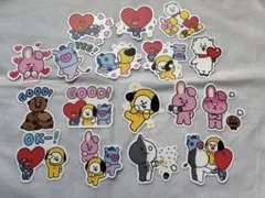 BT21 デコシール 17枚
