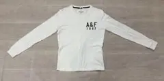 Abercrombie & Fitch ホワイト長袖Tシャツ S