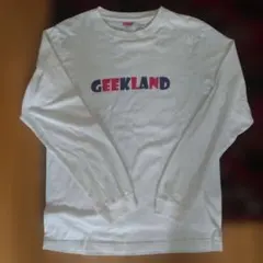 【United Athle】ロゴ　5.6オンス　長袖Tシャツ 　ホワイト　M