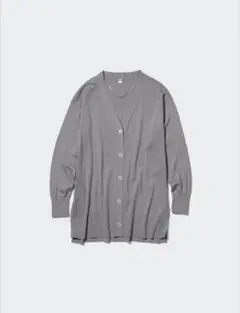 ユニクロ UVカットVネックロングカーディガン