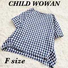 【CHILD WOWAN】トップス　ブラウス　リネン混　フレンチスリーブ　Fのサムネイル