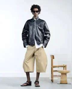 sacai 26ss レザーブルゾン Leather Blouson サイズ2 - メルカリ