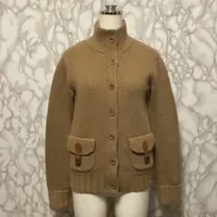希少✨ラルフローレン✨カシミヤ混ジップアップカーディガン（M）ブラック　ベージュ POLO RALPH LAUREN ラルフローレン メンズ Ralph Lauren