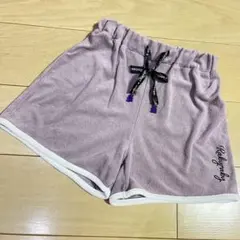 キッズ★ガールズ タオル地 ハーフパンツ 140cm