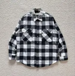 80s ファイブブラザー　ネルシャツ　USA製 黒　2XL ターコイズ　チビタグ 80s ファイブブラザー ネルシャツ USA製 黒 2XL ターコイズ チビタグ