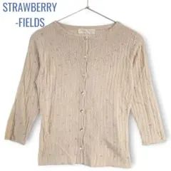 ＊STRAWBERRY-FIELDS＊ トップス カーディガン ニット シルクのサムネイル