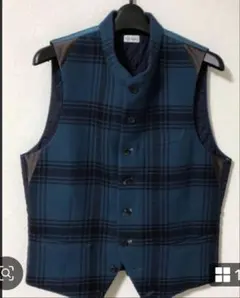 【未使用に近い】　ポールスミス　ベスト　ジレ　花柄　ネイビー　現行タグ　XL 未使用に近い】 ポールスミス ベスト ジレ 花柄 ネイビー 現行タグ XL