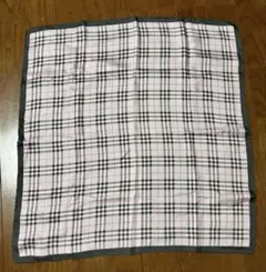 BURBERRY シルク チェック柄 スカーフ M