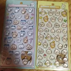 ２シート　ちいかわ　ハチワレ　うさぎ　ボンボンドロップシール