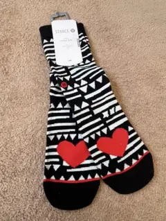 STANCE Sharkey ソックス M ブラック/ホワイト/レッド