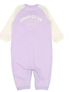 COMME CA ISM ラグランロンパース 60-80cm