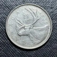 h*u様 1962年カナダ 50セント 銀貨 エリザベス2世 - メルカリ