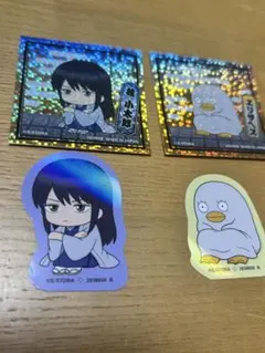 銀魂　まちぼうけ ステッカーコレクション 4枚セット　桂小太郎　エリザベス