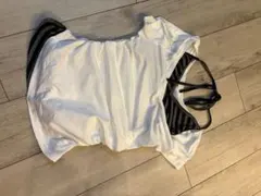 韓国ファッション Tシャツ ボーダー白
