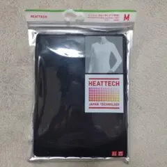 【新品・未開封品】ユニクロ　HEATTECH　クルーネック長袖T　M　ブラック