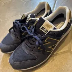 週末最終お値下げ！New Balance 996 ネイビー/ゴールド スニーカー