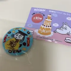 ムーミン 刺繍缶バッチ　クリップダッス