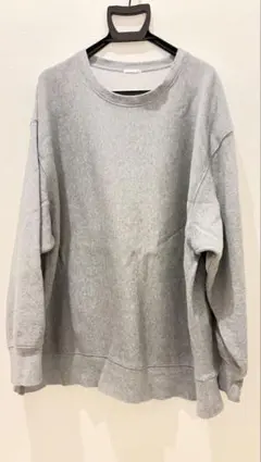 オーバーサイズ クルーネック トレーナー