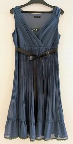 レストローズ　パーティードレス　ダークグリーン　深緑