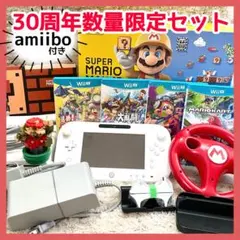動作確認済 wiiU スーパーマリオメーカー 限定品 amiibo ソフト付き 