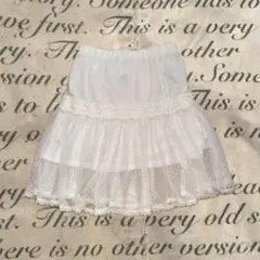 水玉 ひざ丈スカート