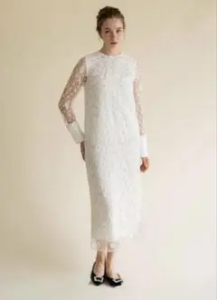 Acka.lace motif long dress レースワンピースのサムネイル