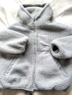 最終値下げ GRLボアジャケットライトグレー