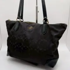 さくらもちさま専用　coach ナイロントートバッグ さくらもちさま専用 coach ナイロントートバッグ - メルカリ