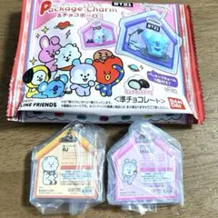 BT21 パッケージチャーム チョコボーロRJ＆MANGのサムネイル