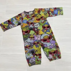 ヒステリックミニ «60-70» ミニラ モンスター 2way 長袖 ロンパース