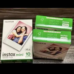 FUJIFILM instax mini インスタントフィルム 10枚*3