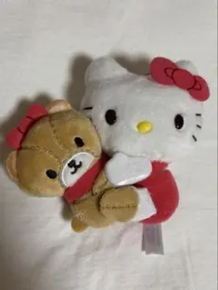 【赤/レッド】 サンリオ ハローキティ カラフルペアマスコット
