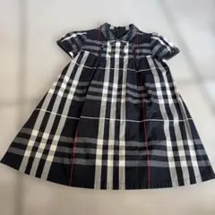 バーバリー（Burberry）のチェック柄半袖ワンピース☆120A