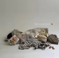 kokokids くあんくmiddle neck tops & leggings