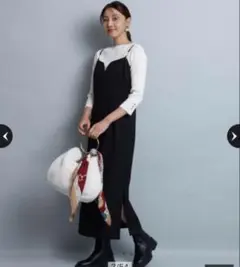 JUSGLITTY Iラインキャミワンピース