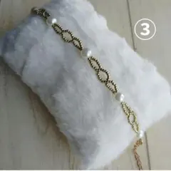【先行販売】シンプル　ビーズブレスレット③