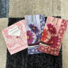 花柄ハンカチ 3枚セット　まとめ売り