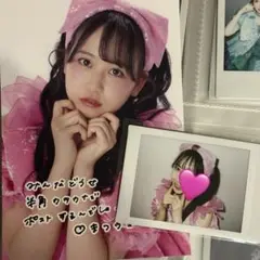 松本かれん　チェキ　ポストカード　リリイベ　大宮ステラタウン