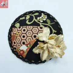 ◆黒留袖リメイクのヘッドドレス③