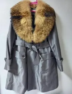 ensuite　エンスウィート　ファー付き　コート　大きいサイズ