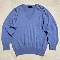 カシミア100% 高級 KIWA ニット セーター 美品 R-8434