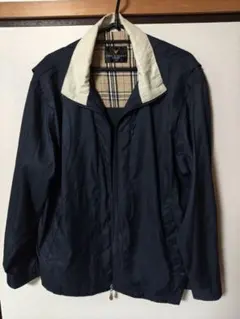 チェック柄 ナイロンジャケット