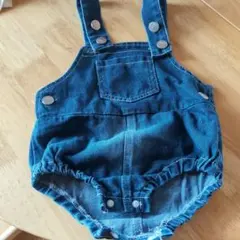 デニムロンパース 6-9M