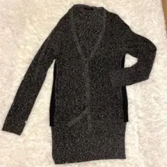 DIESEL グレー ニットカーディガン